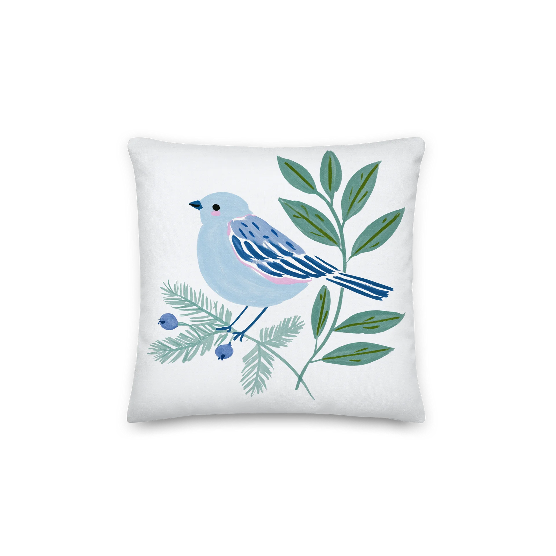 The Bird Who Came Home — Two-Sided Winter Pillow product image (1)