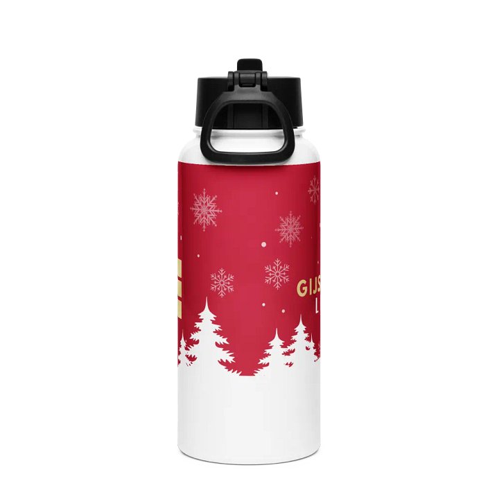 Winter Wonderland - Stainless Steel Water Bottle with a Straw Lid (Gijs Piano LIVE) product image (2)