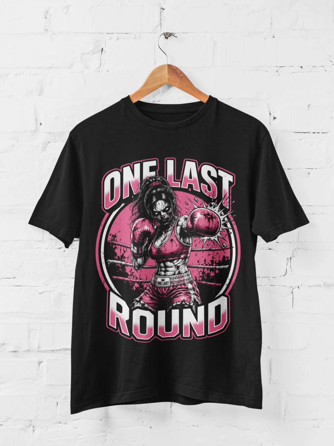 Zombie Boxing Female Halloween Tee product image (1)