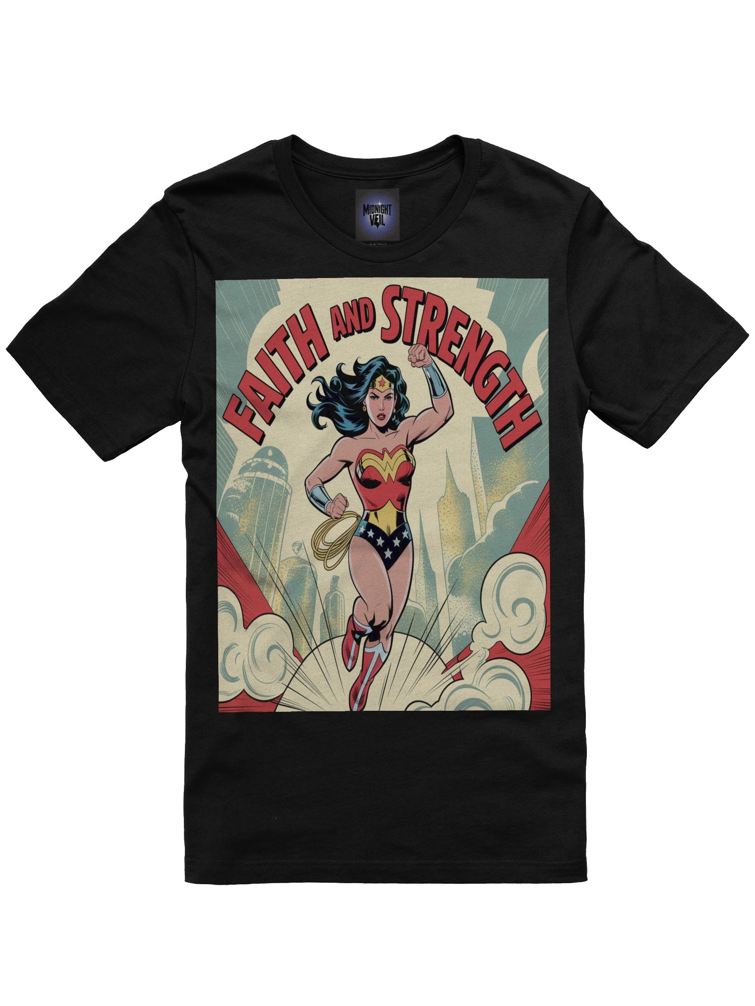 Wonder Woman Faith and Strength Supersoft T-Shirt product image (3)