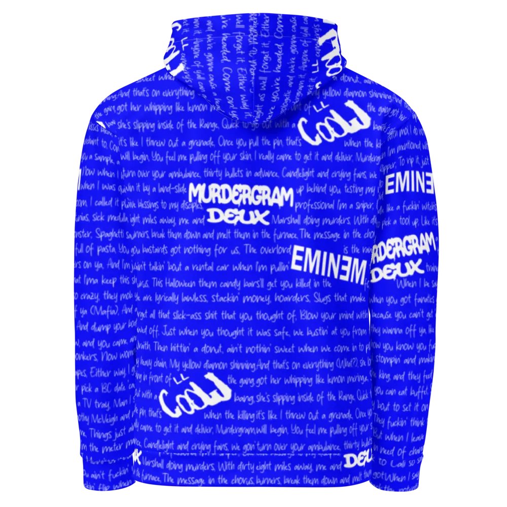 Murdergram Deux - LL Cool J ft. Eminem - BLUE - Unisex Hoodie product image (3)