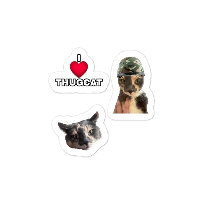 Kitty Stickers (Set of 3) product image (1)