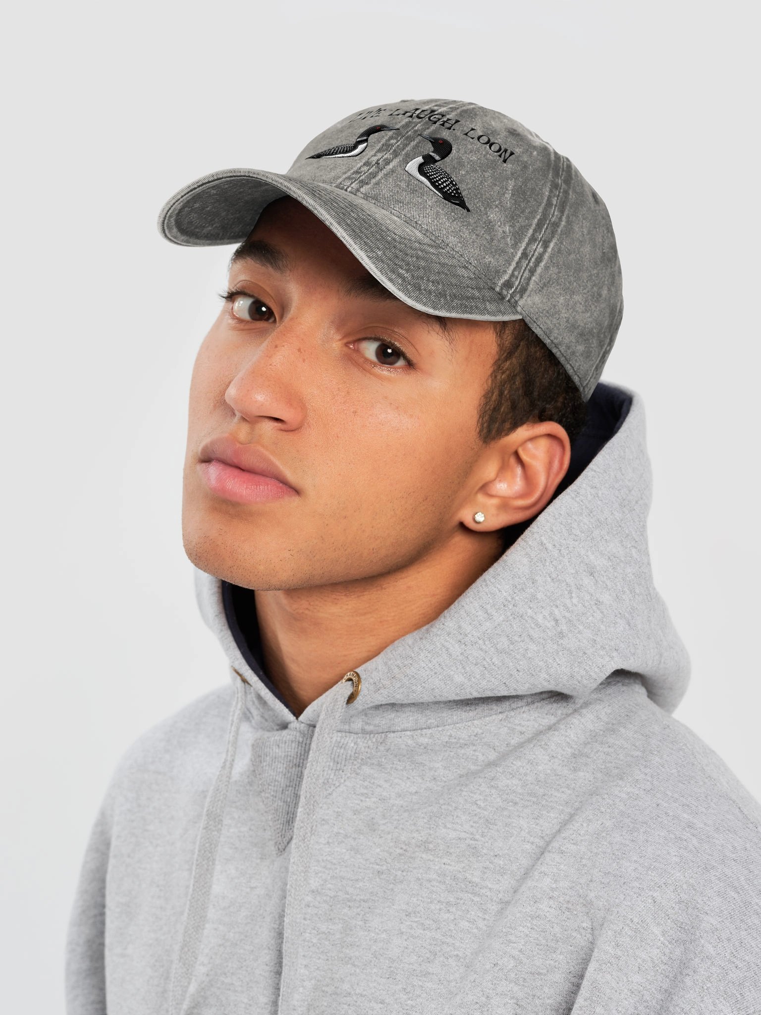 Live Laugh Loon Vintage Hat | Retro Bird Lover Cap | Garment-Washed Dad Hat product image (26)