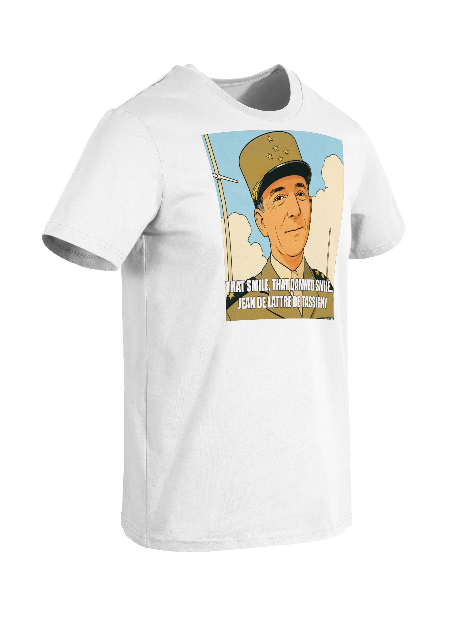 That smile, That damn smile - Jean De Lattre De Tassigny (Organic unisex T-shirt) product image (9)