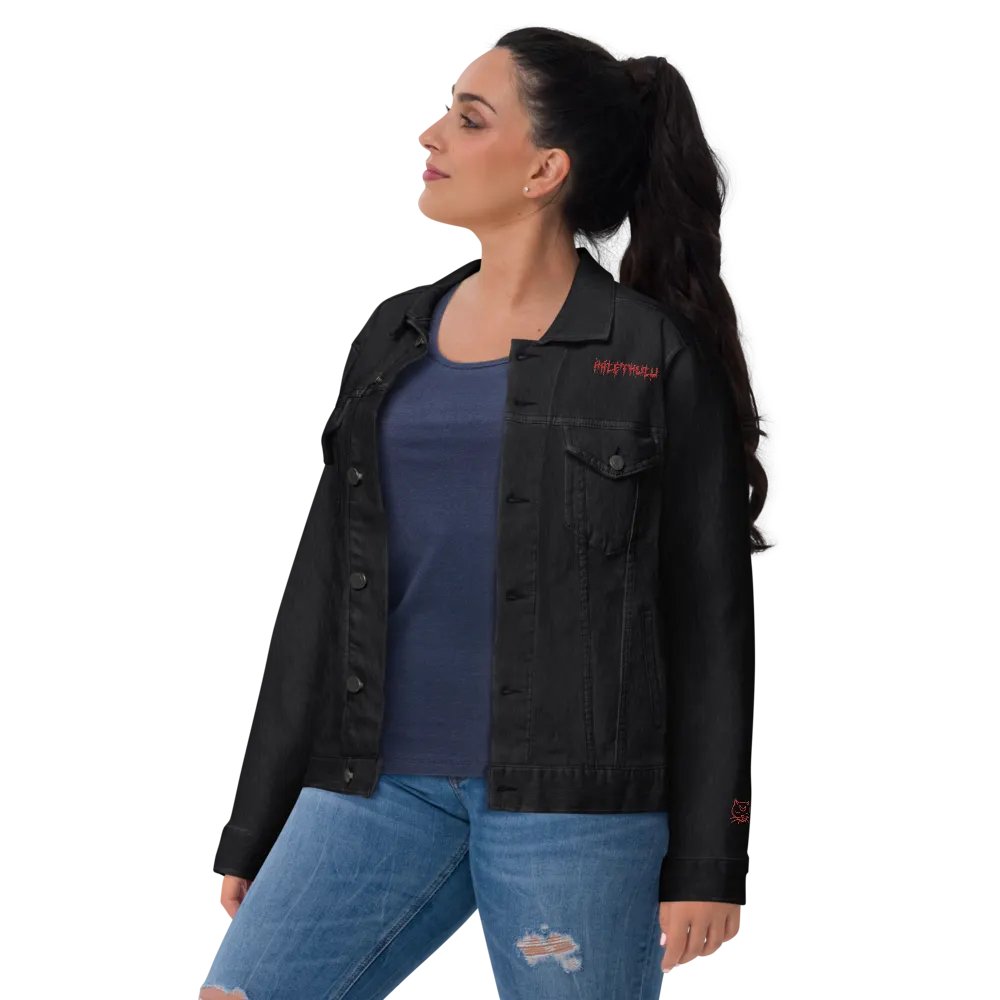 Halethulu Logo Denim Jacket product image (3)