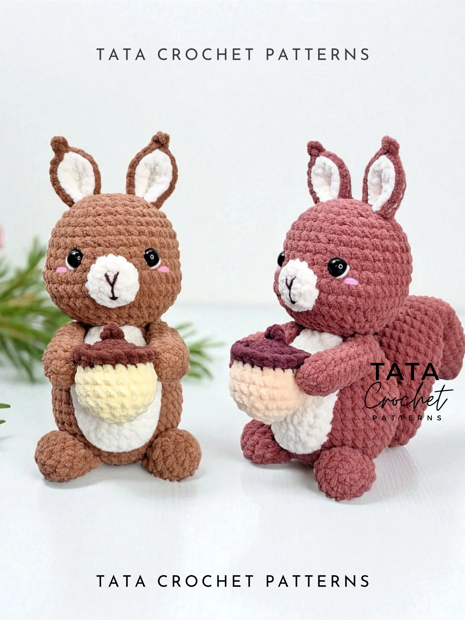 PDF Pattern | Crochet Squirrel Plush Amigurumi | Forest Animal | Cute Toy Gift product image (2)