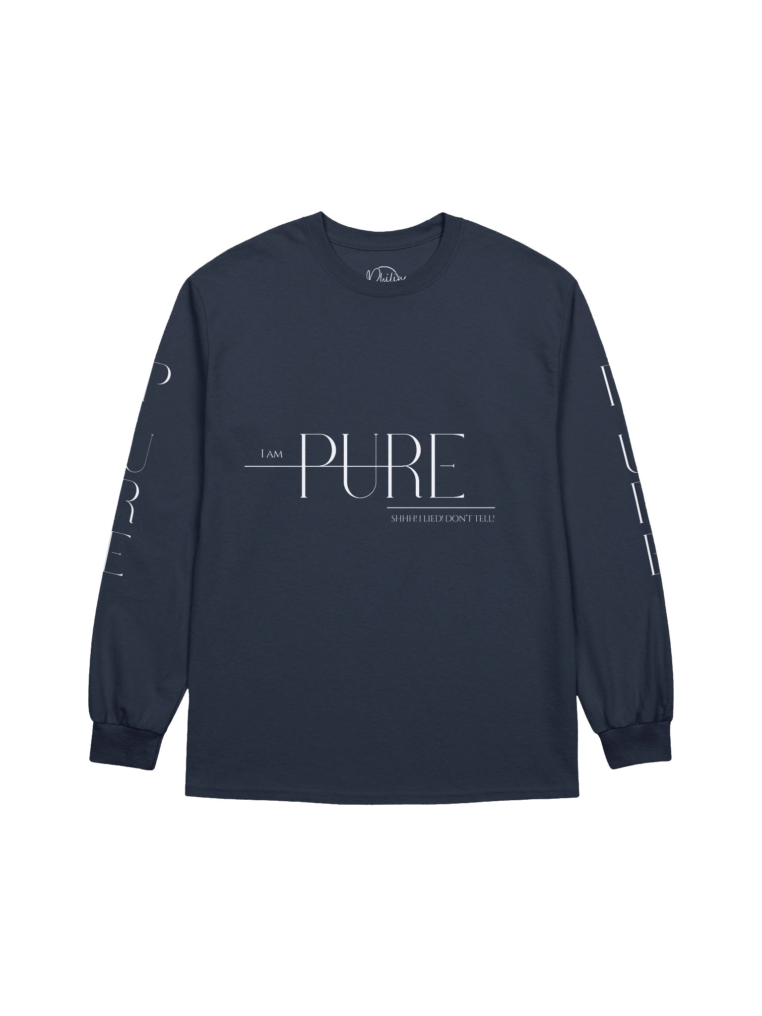 Scribbled Style Long Sleeve Tee product image (1)