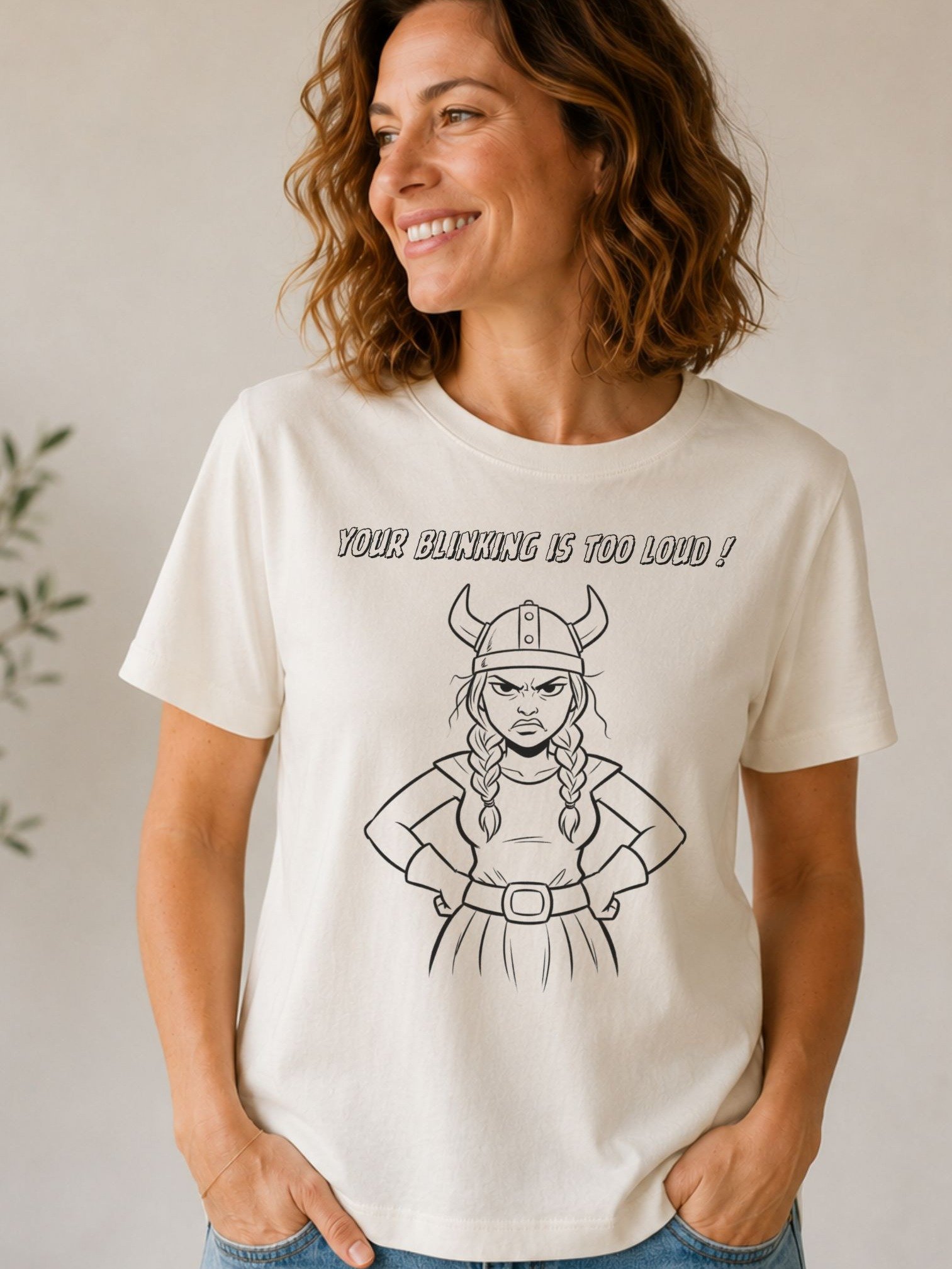 Valkyrie Menopause Queen -YOUR BLINKING IS TOO LOUD - funny t-shirt product image (32)