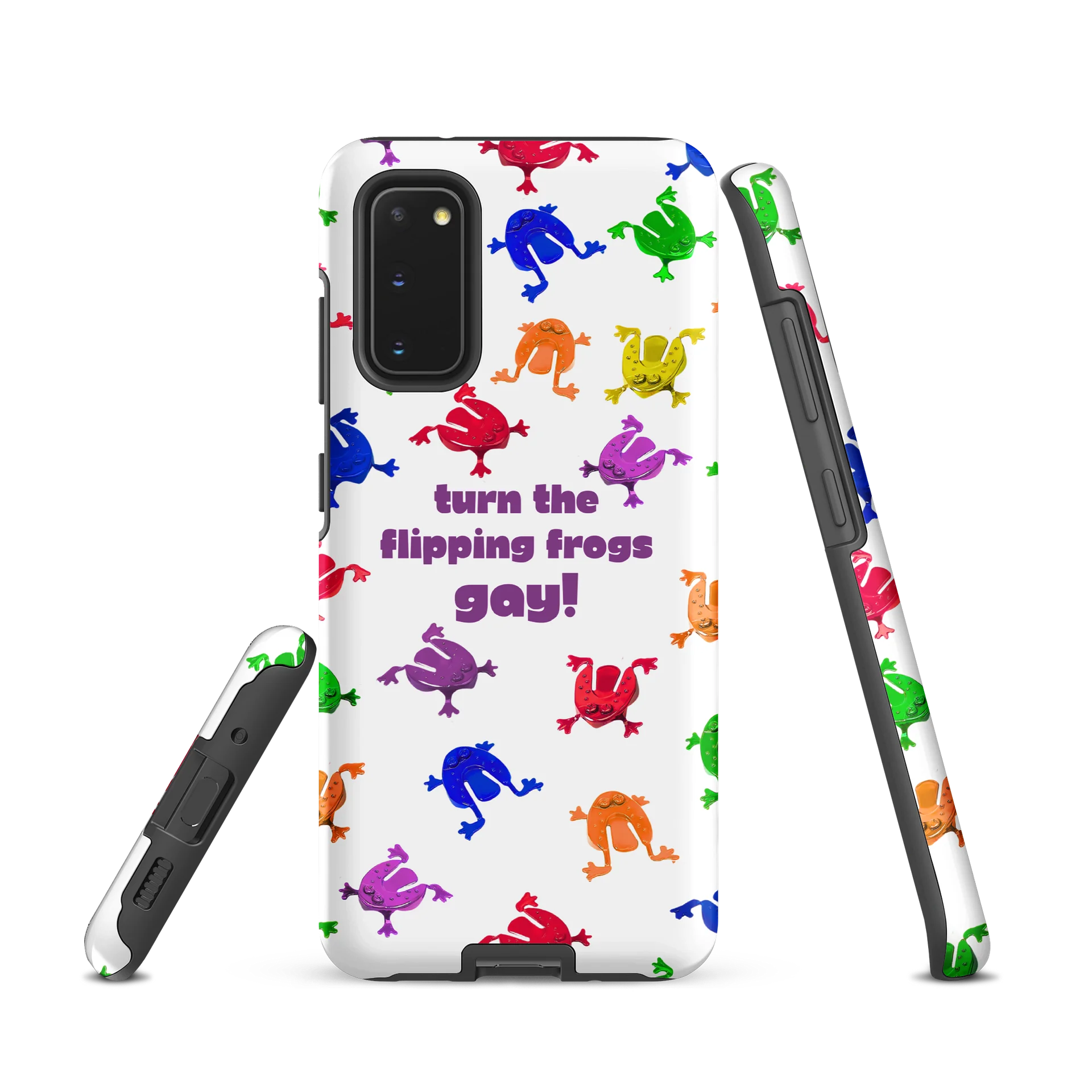 Turn the Flipping Frogs Gay — Samsung Phone Case product image (1)