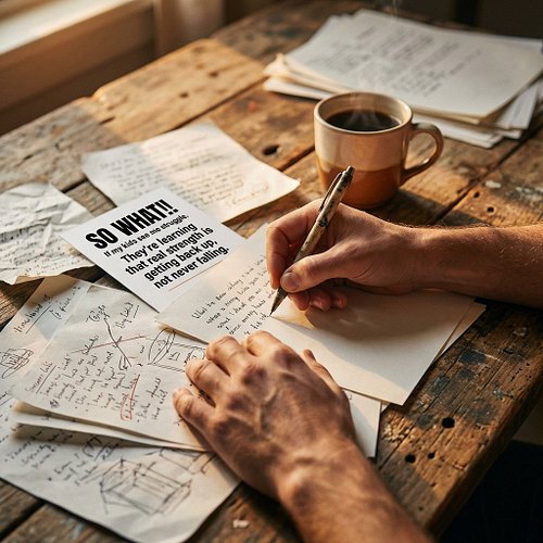 Quit the act. Worrying about 