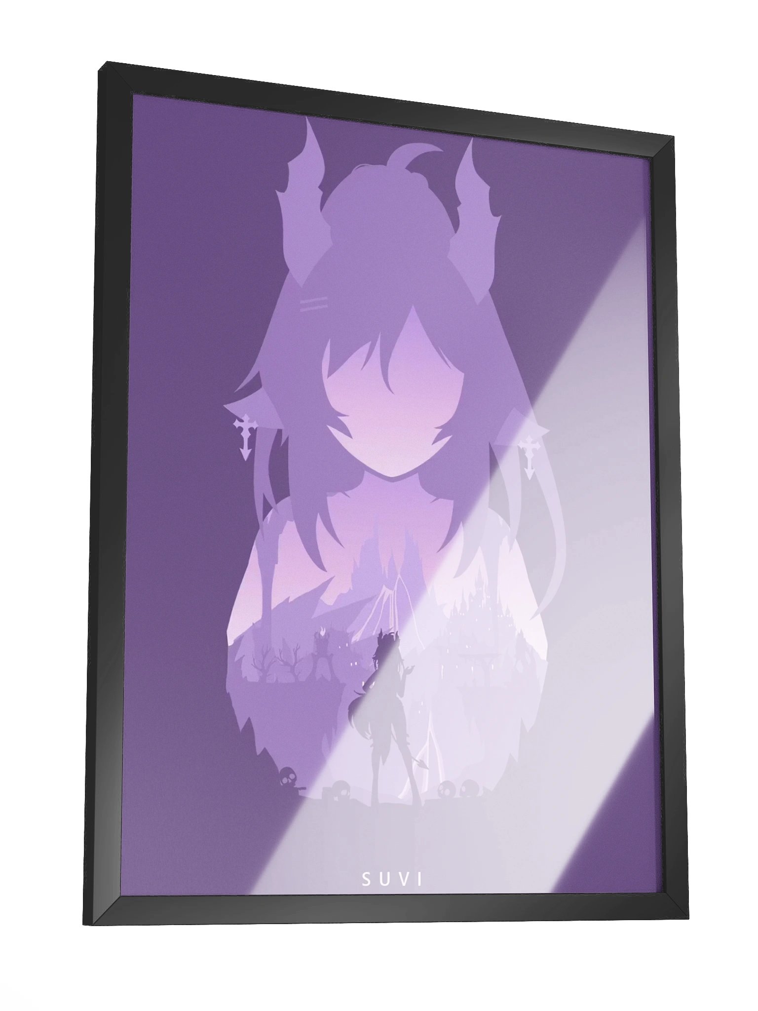 Suvi Splash Art Poster Framed product image (3)