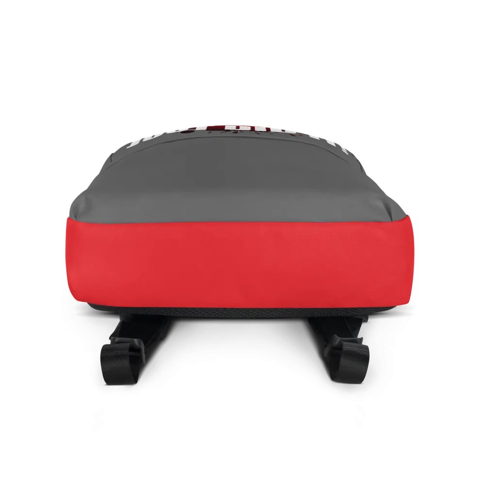 Just Did It! Red Burst Gray Backpack product image (6)