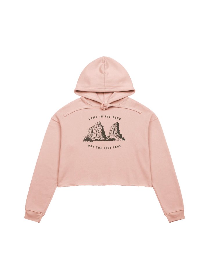 Camp in Big Bend Cropped Hoodie product image (1)