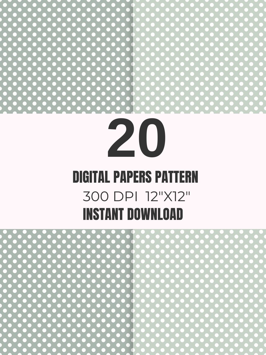 Pastel Pink & Sage Seamless Paper Pack 20 product image (9)
