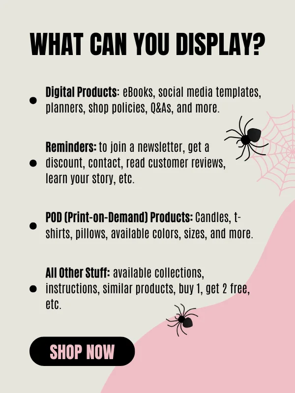Coquette Halloween Ecommerce Listing Templates product image (8)