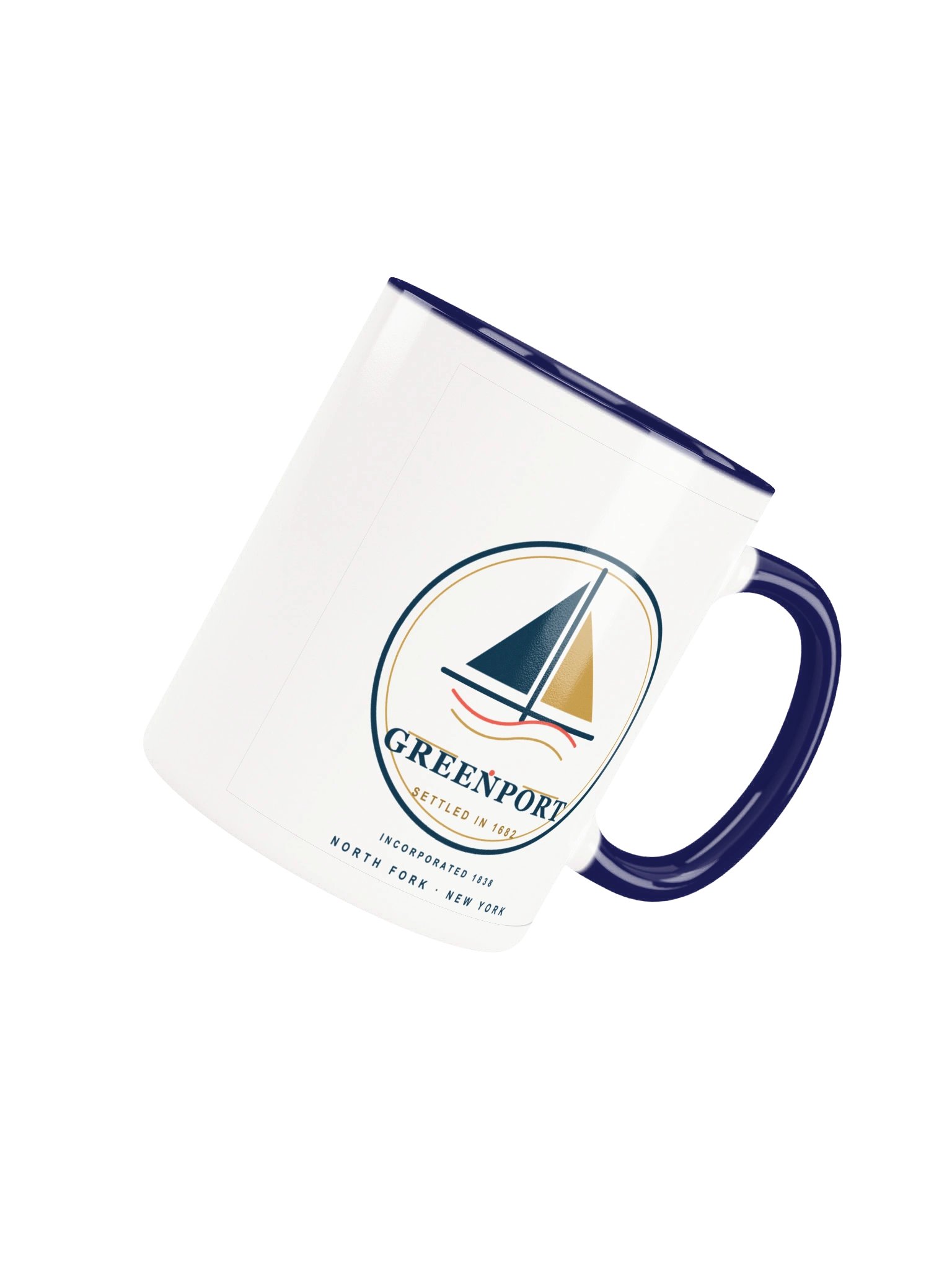 Greenport Harbor Crest Color Mug product image (4)