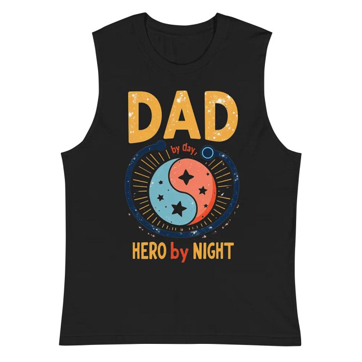 Superhero Dad Yin-Yang Muscle Tank product image (3)