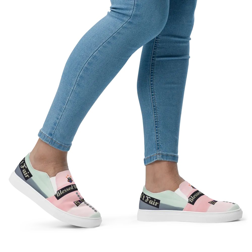 BBG Pink and Green Women's Slip On product image (8)