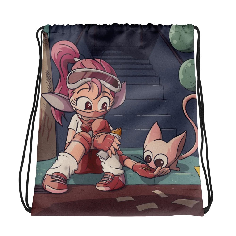 Here for You | Drawstring Bag product image (1)