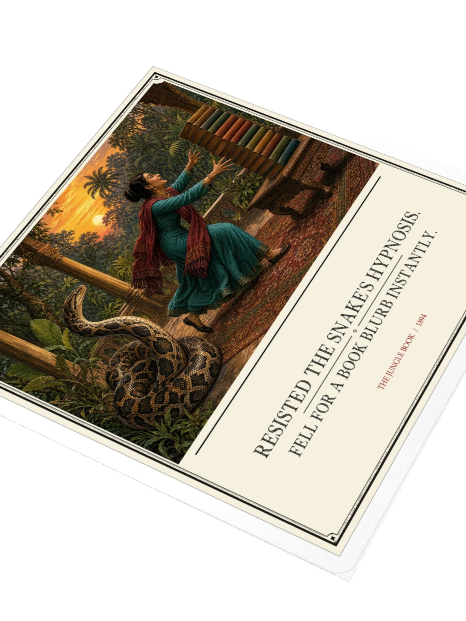 Resisted Snake S Hypnosis Fell For Book -- The Jungle Book Sticker product image (3)