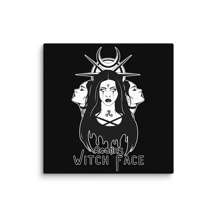 Resting Witch Face Canvas Print product image (1)