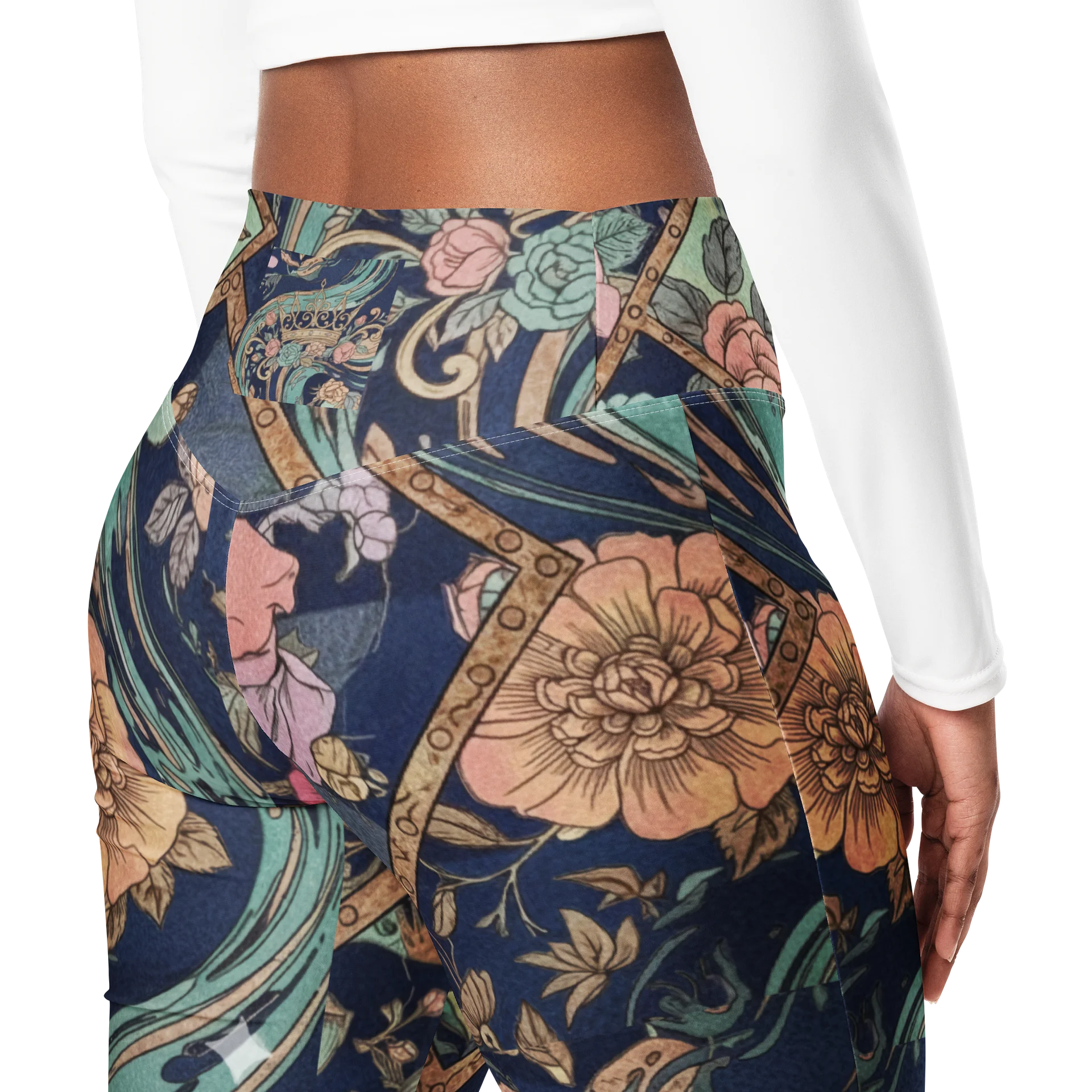 Floral Harmony Flare Leggings product image (5)