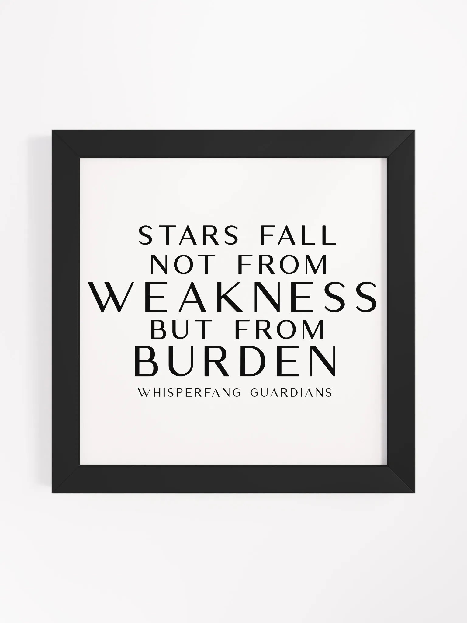Whispering Fangs Proverb Framed Collection - Stars product image (11)
