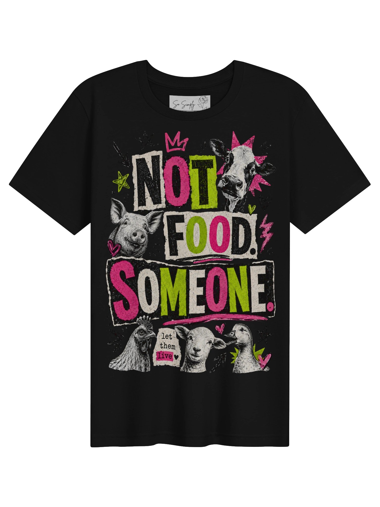 Not Food. Someone. Vegan T-Shirt product image (1)