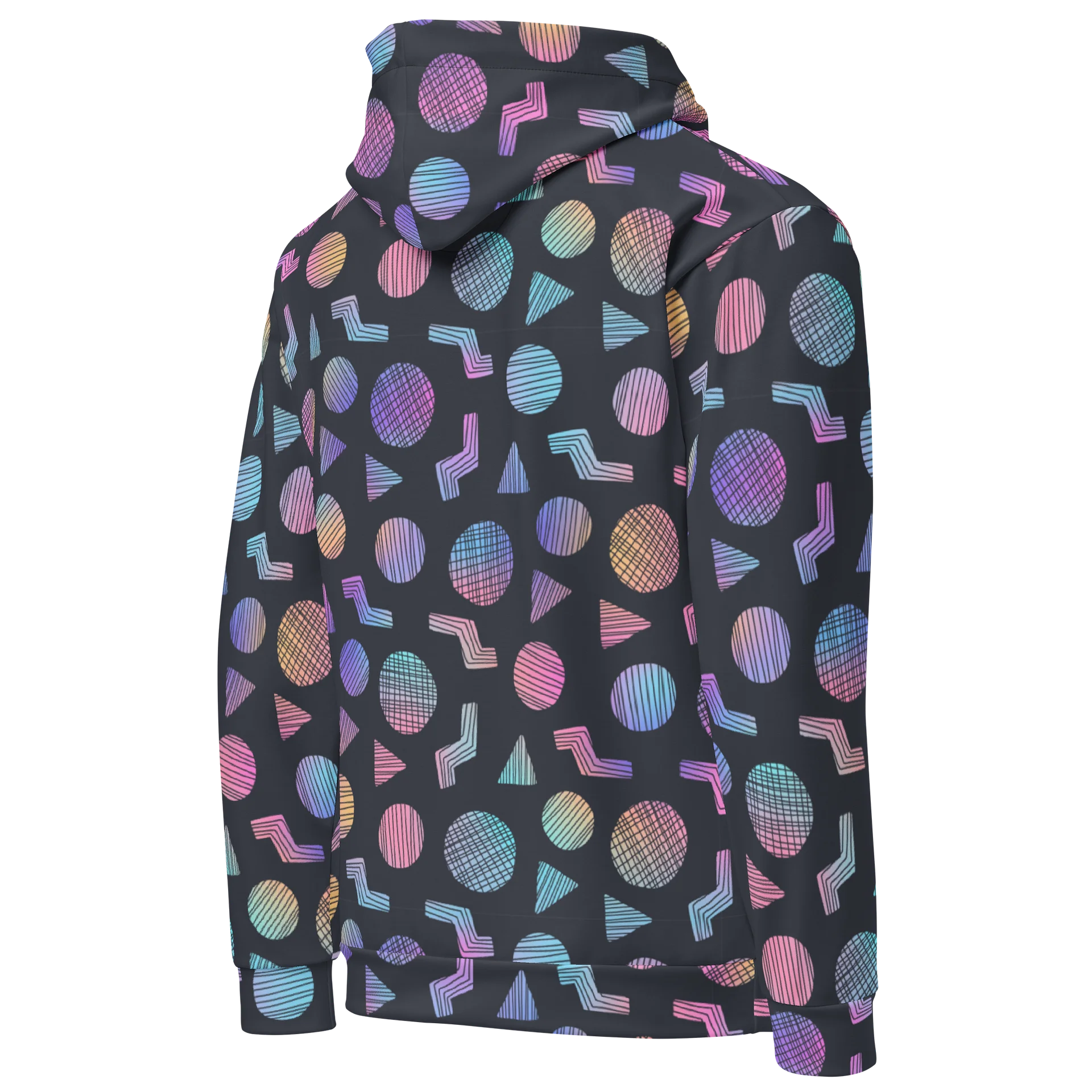 Comfortable Hoodie with Vibrant Geometric Dreams product image (4)