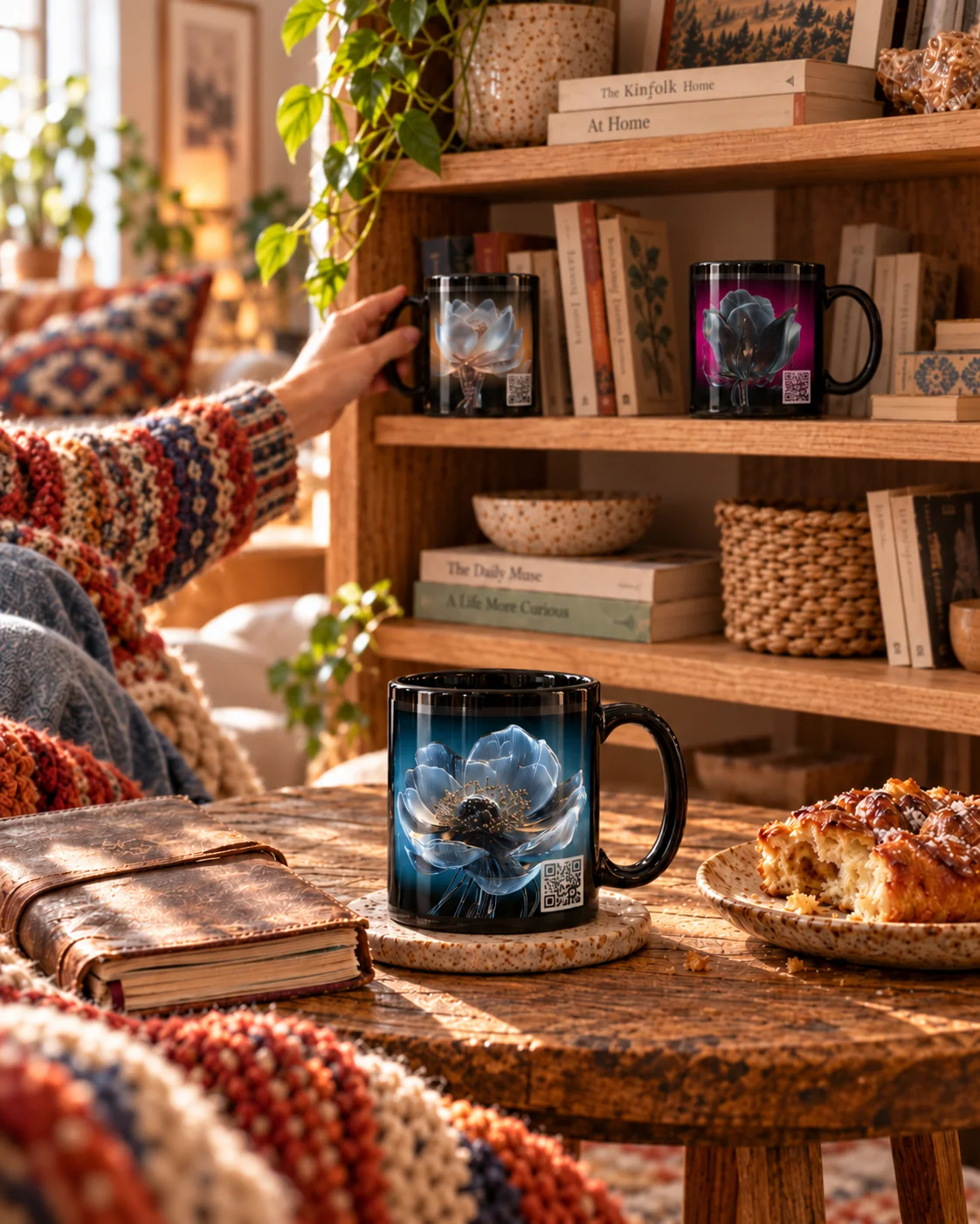 Hollow Eye, Black Glossy Mug + Daily Poetry Experience [AUDIO] product image (5)
