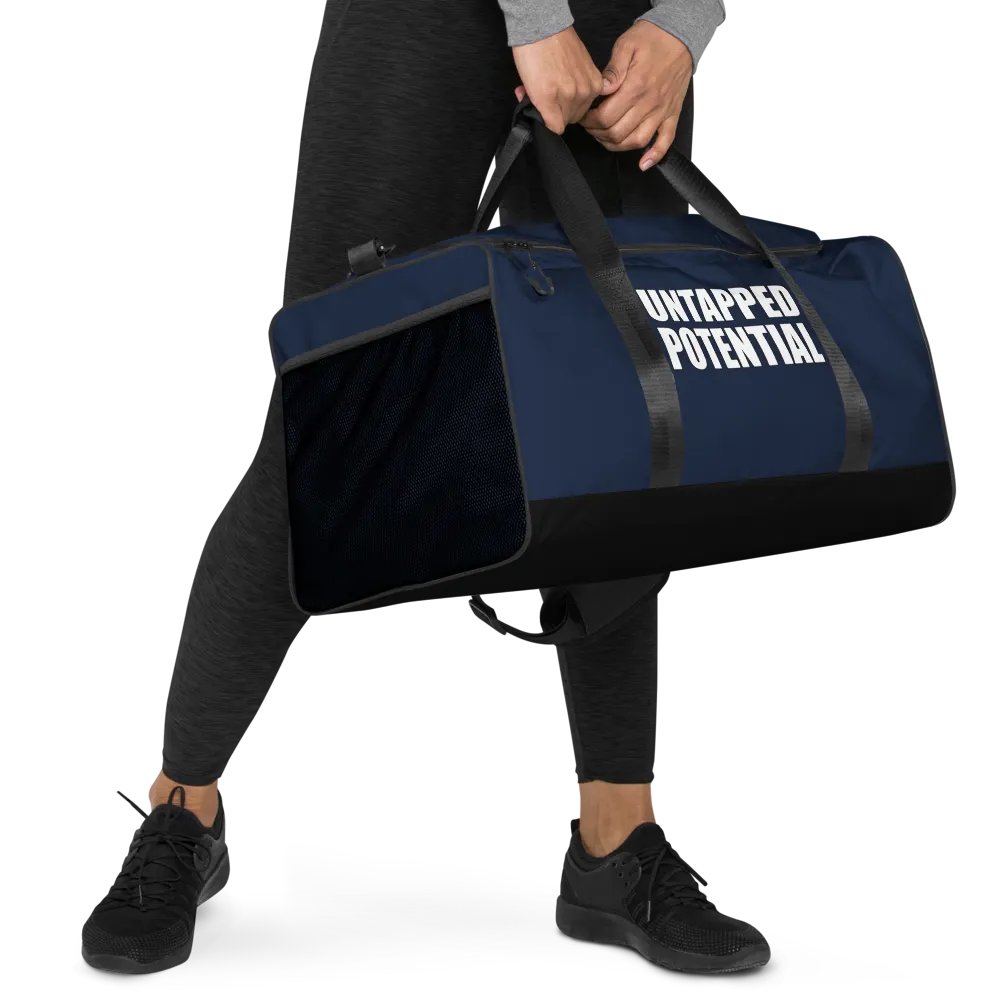 Untapped Potential Navy Blue Duffle Bag product image (5)
