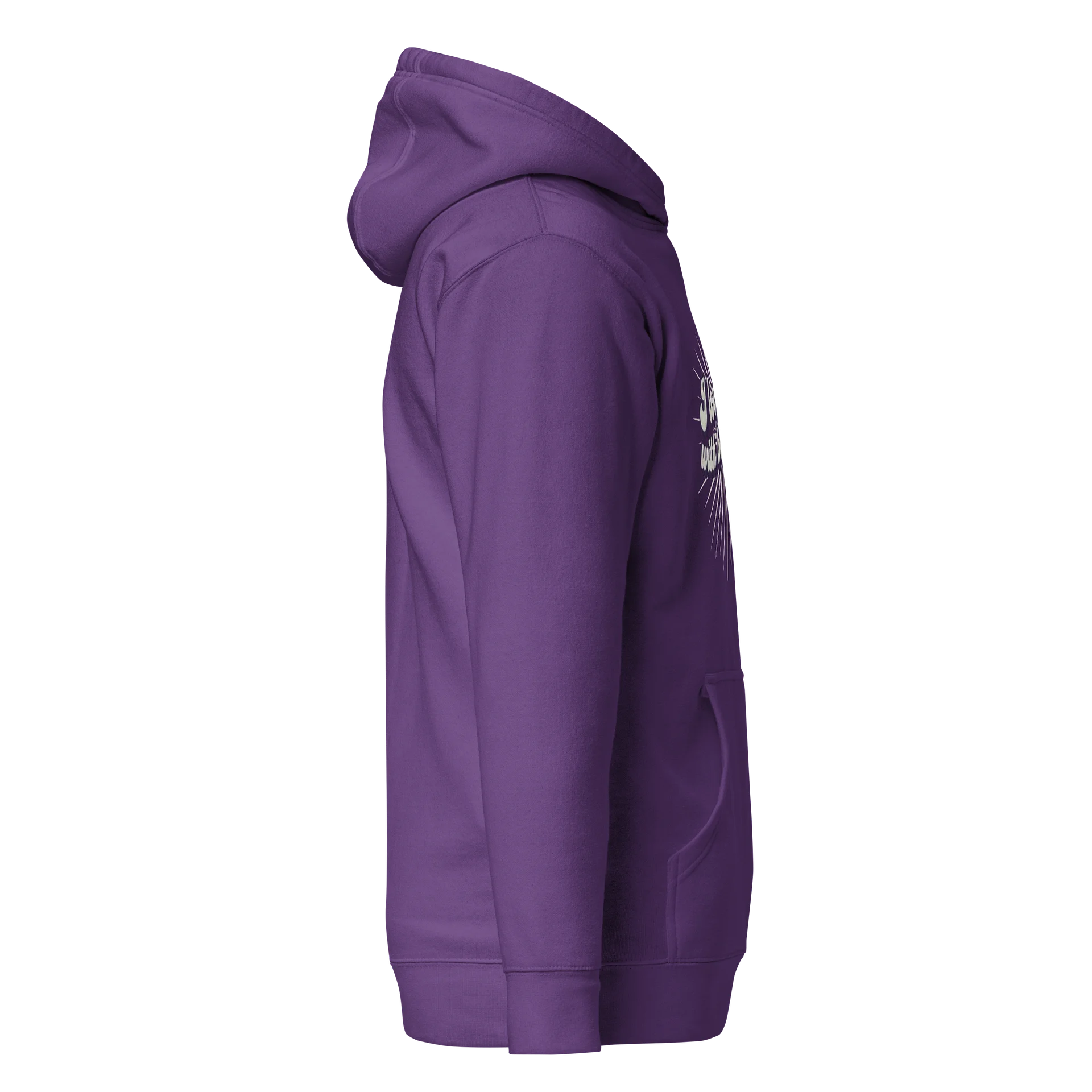 “I Love You With Boundaries” Purple Unisex Hoodie product image (5)