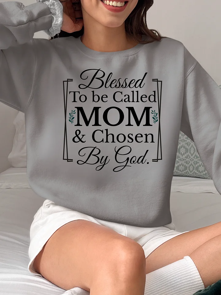 Chosen By God Mom, Gildan Crewneck Sweatshirt product image (6)