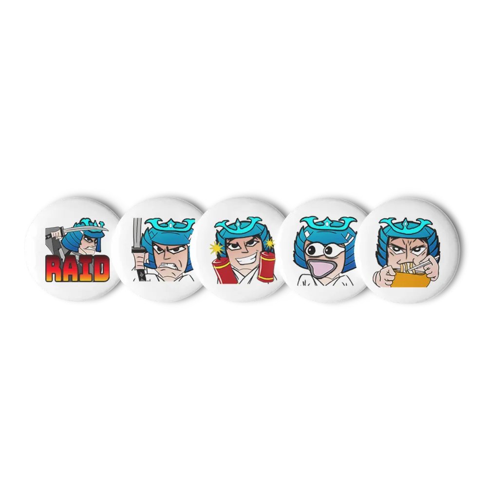Hoenma Emote Pin Button Set product image (3)