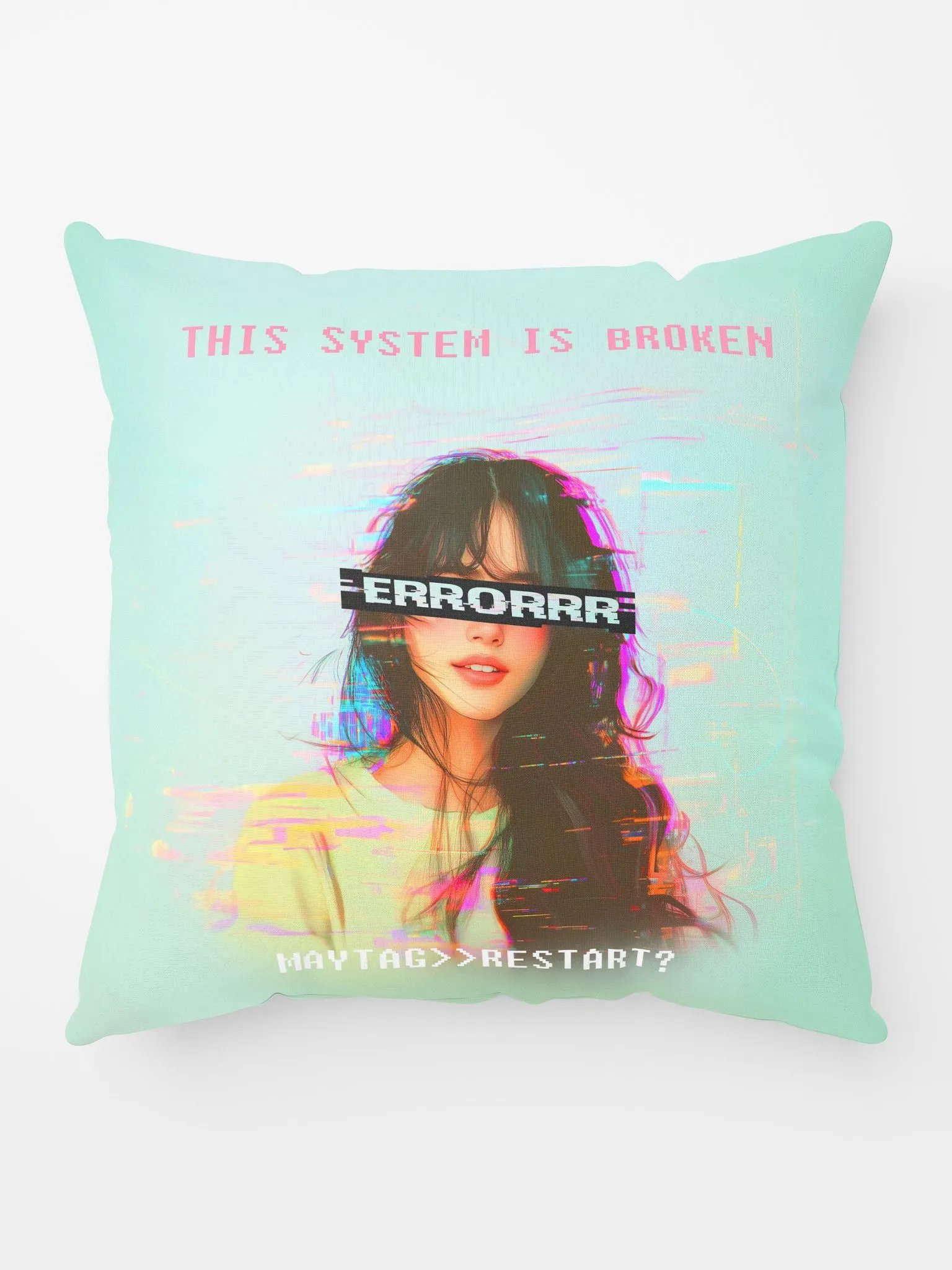 "This System is Broken" Pillow product image (1)