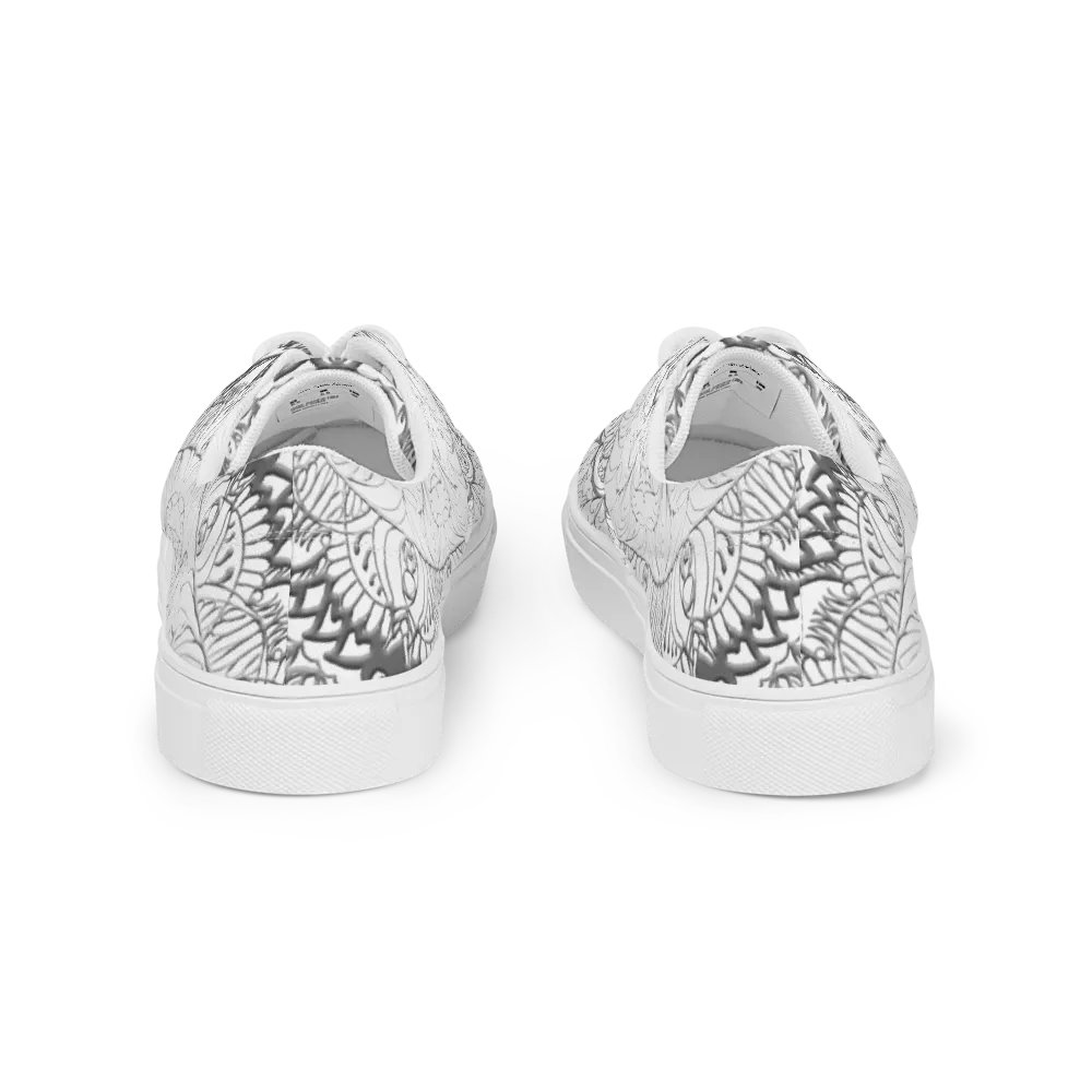Mandala Symmetry Canvas Shoes product image (10)