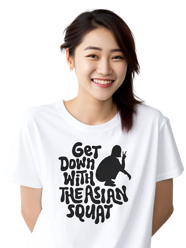 GET DOWN WITH THE ASIAN SQUAT (Female) T-Shirt product image (2)