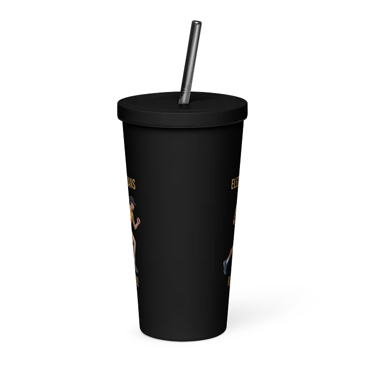 Electrician Athlete Tumbler with Straw | Ladies Running Edition product image (2)