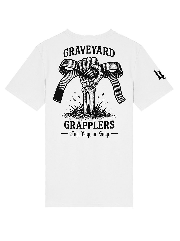 Graveyard Grapplers Ranked Tee | White Belt product image (1)