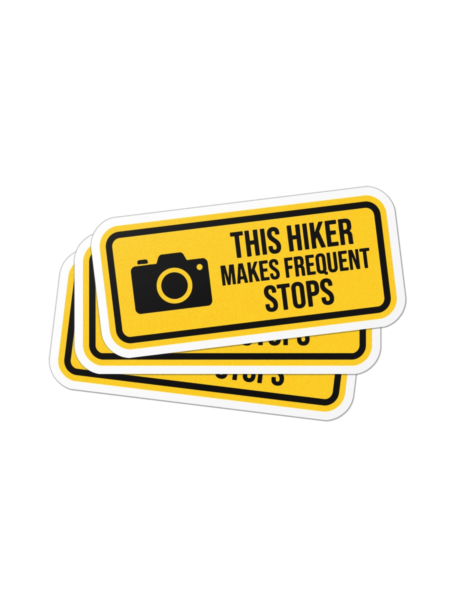 This Hiker Makes Frequent Stops Sticker product image (2)