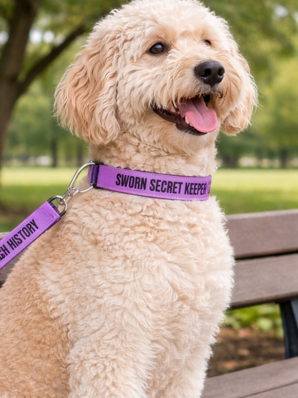 Sworn Secret Keeper Dog Collar & Leash Set product image (5)