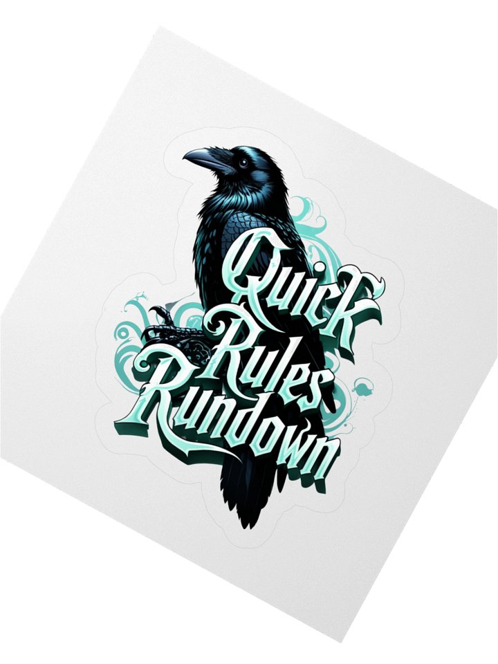 Quick Rules Rundown Sticker product image (5)