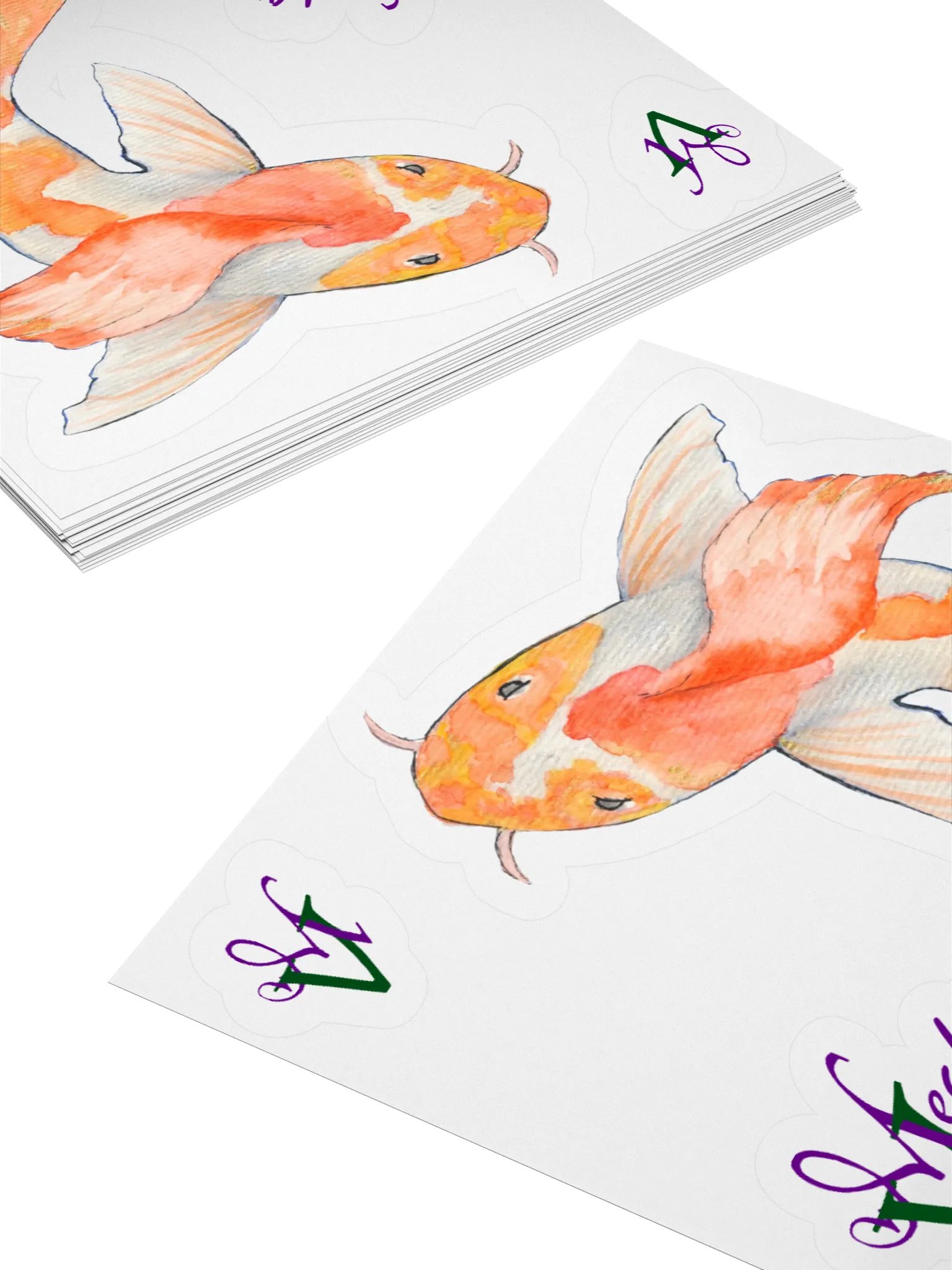 Golden Koi Sticker product image (4)