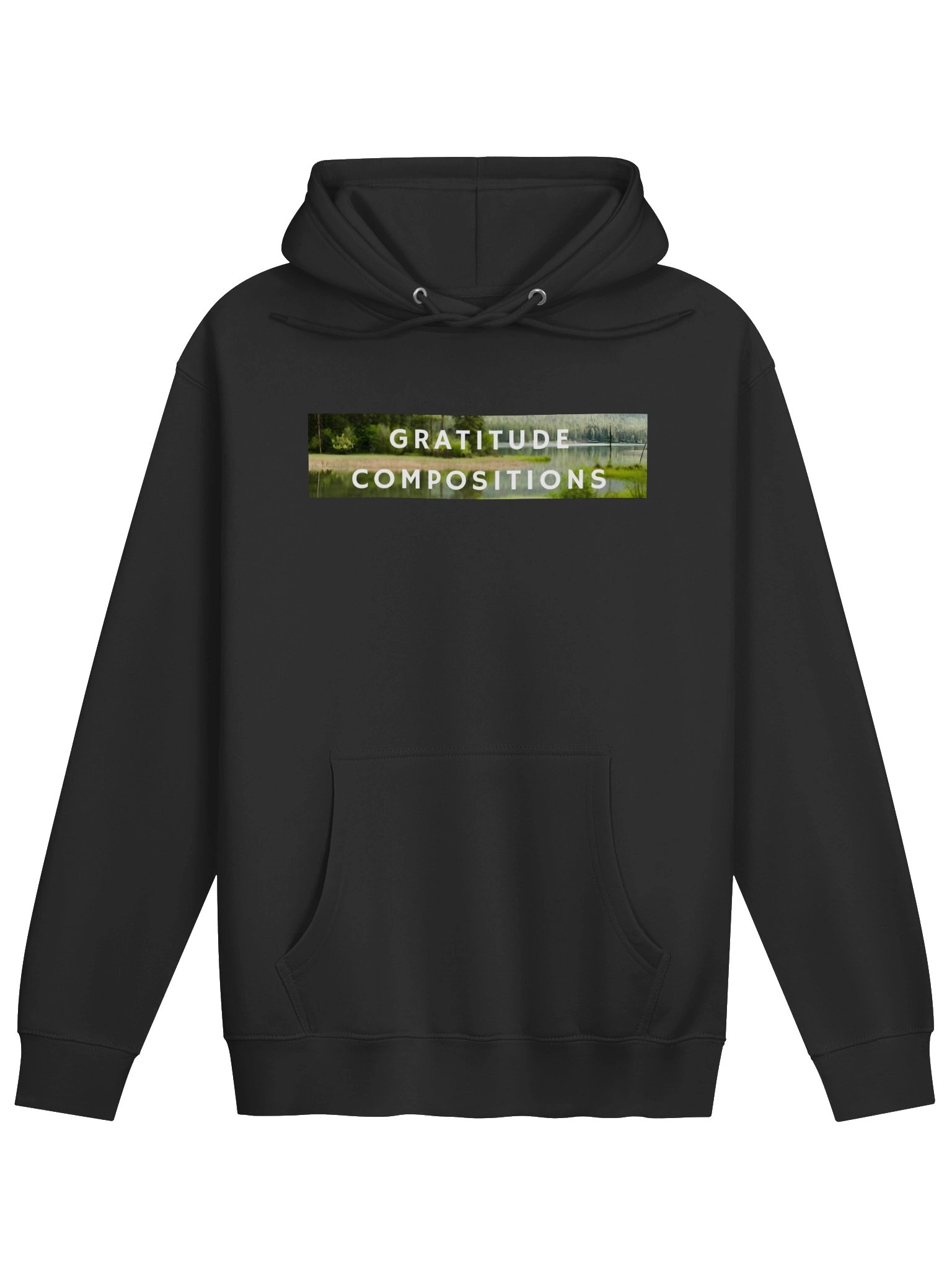 Cotton Gratitude Compositions Ltd signature calm relaxing hoodie product image (1)