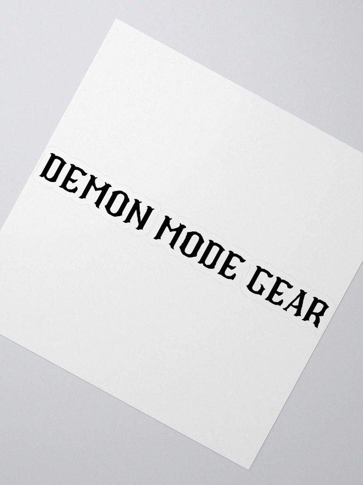 Demon Mode Gear Sticker product image (2)