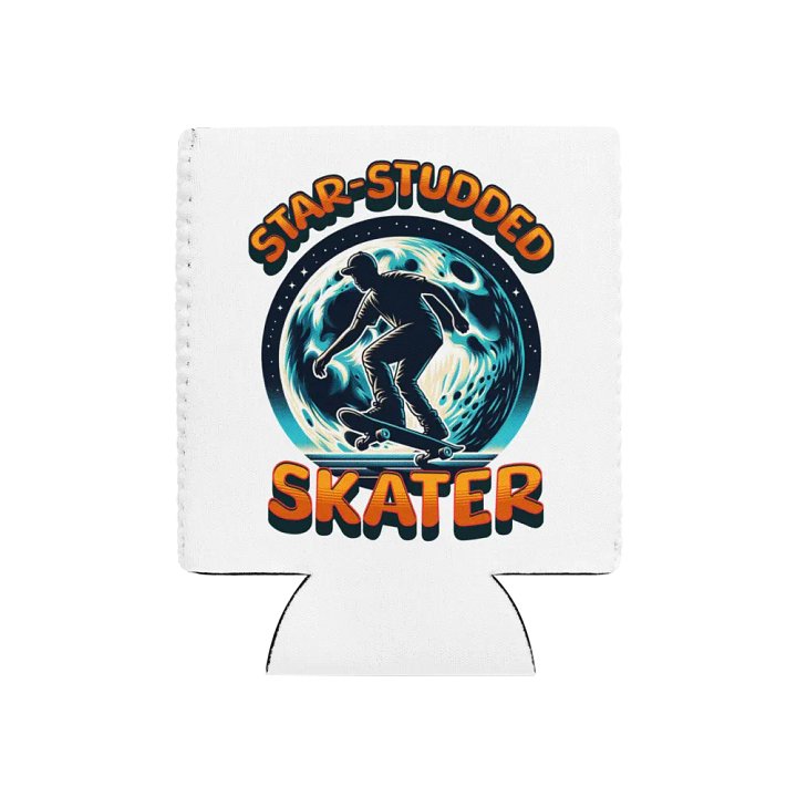 Star-Studded Skater Can Cooler product image (1)