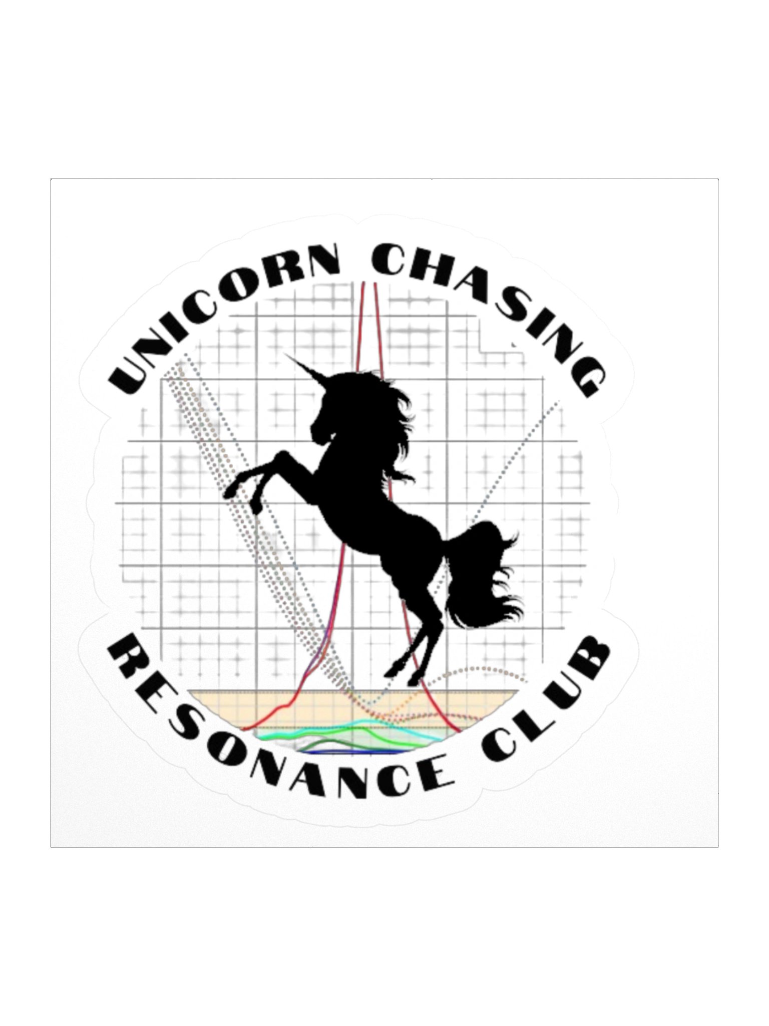 Unicorn Chasing Resonance Club - Sticker product image (1)