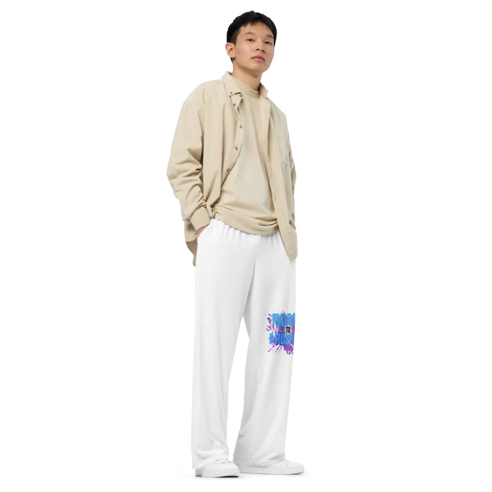 Born to Prosper Rhythm Splatter Wide-Leg Pants product image (6)