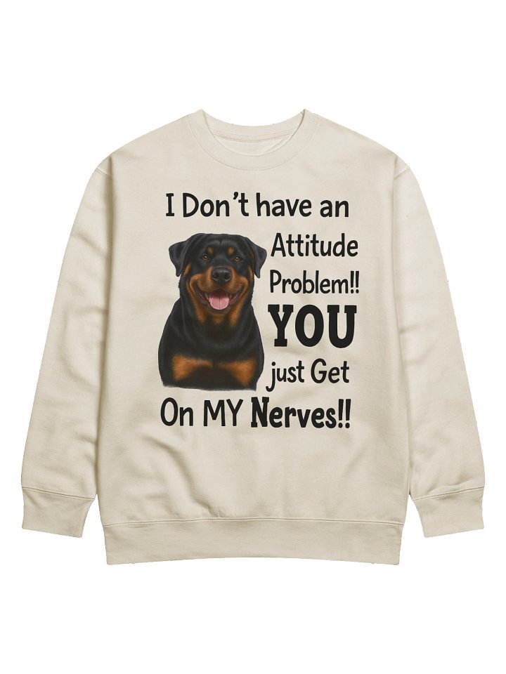 Attitude Rottweiler Premium Sweatshirt product image (2)