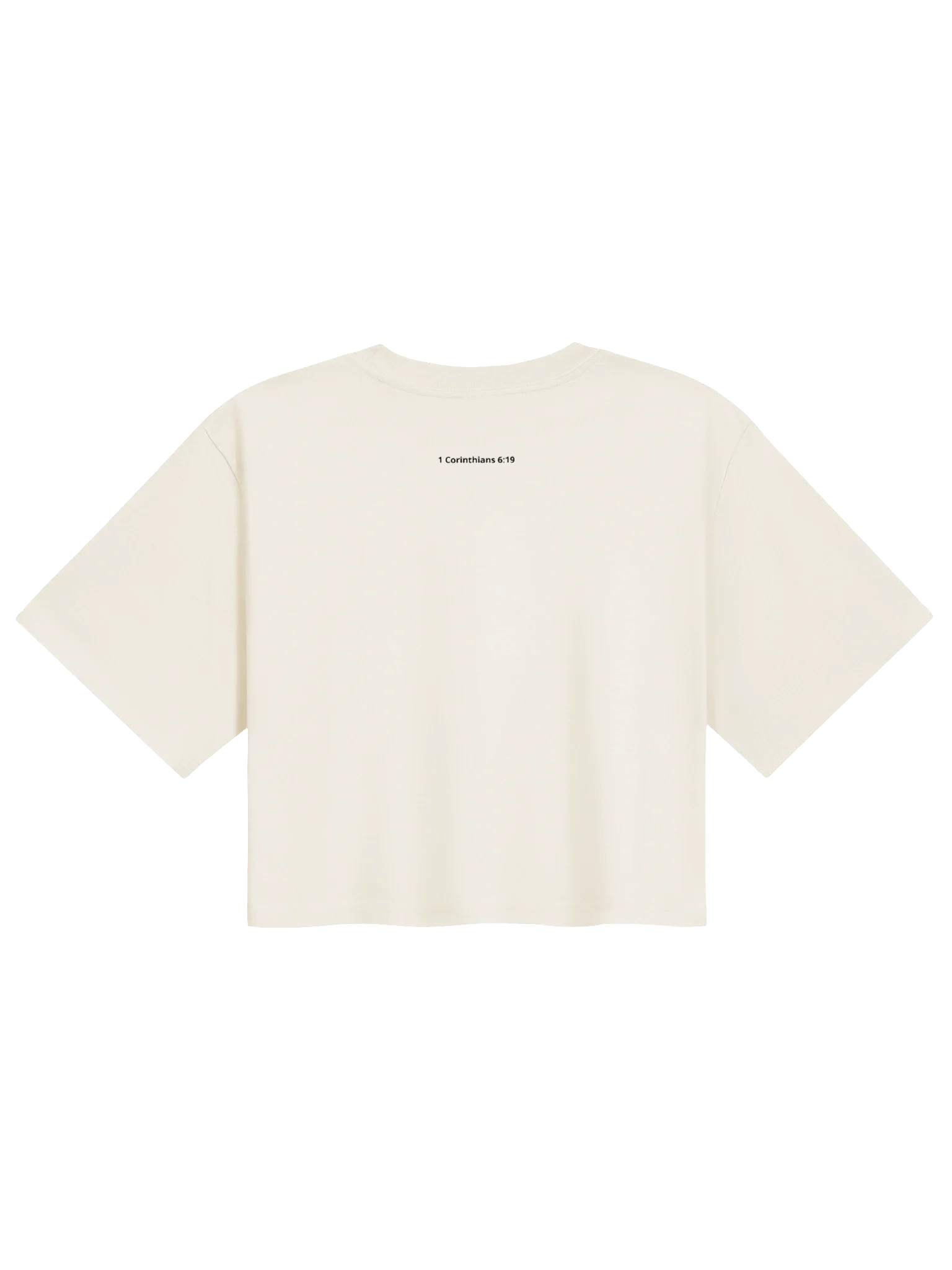 His House Womens Crop Top T-Shirt - Orchid/White/Ecru by His House